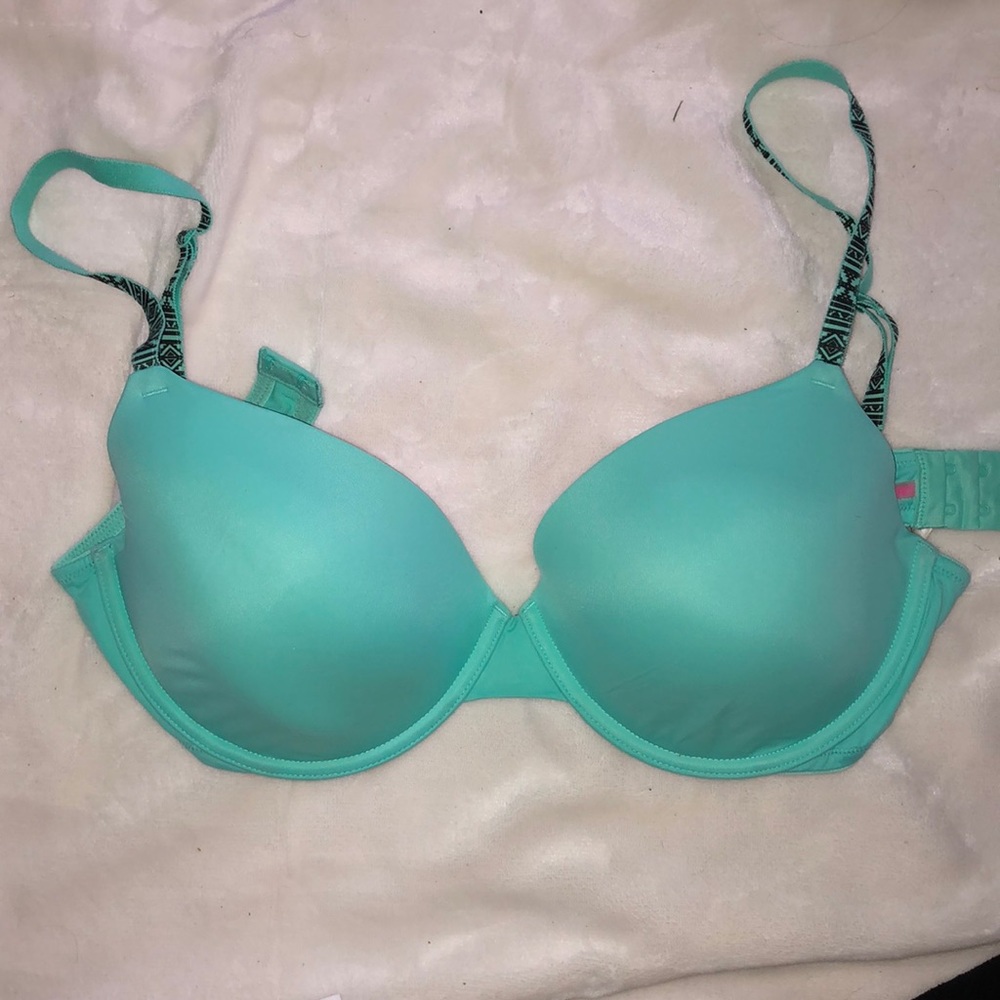 Pink bra